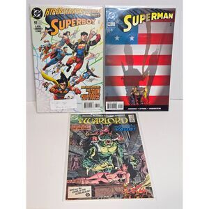 Vintage DC Comics 3-Issue Graphic Lot | Superboy, Superman & Warlord